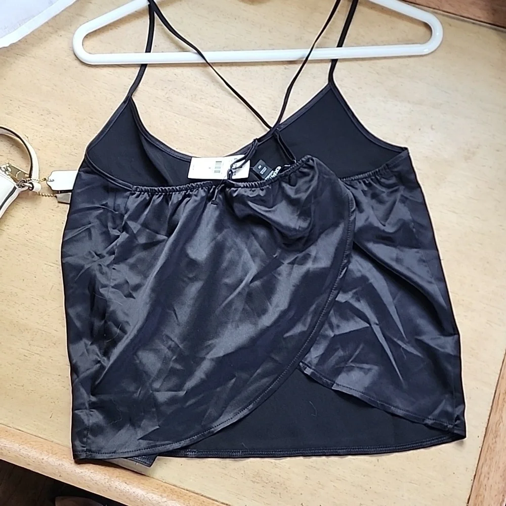 Express satin tank